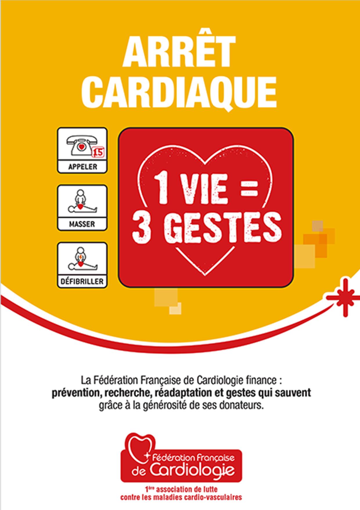 Brochure de la FFC sur l'arrêt cardiaque