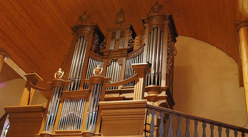 Photo du buffet de l'orgue