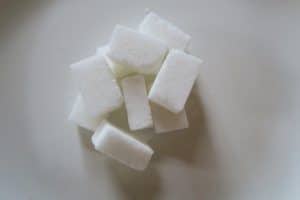 Photo de morceaux de sucre