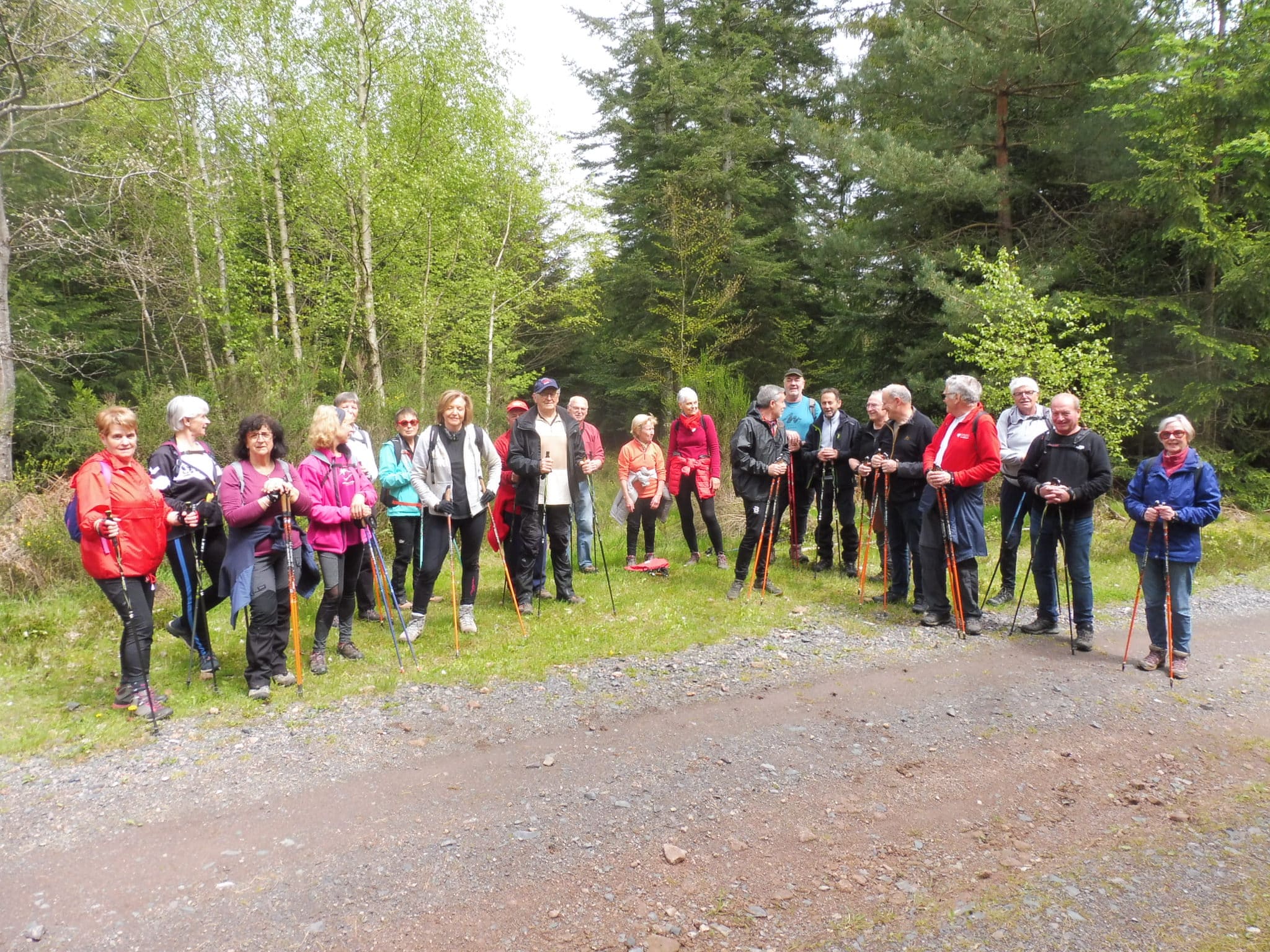 photo de groupe des marcheurs du lundi 29 avril