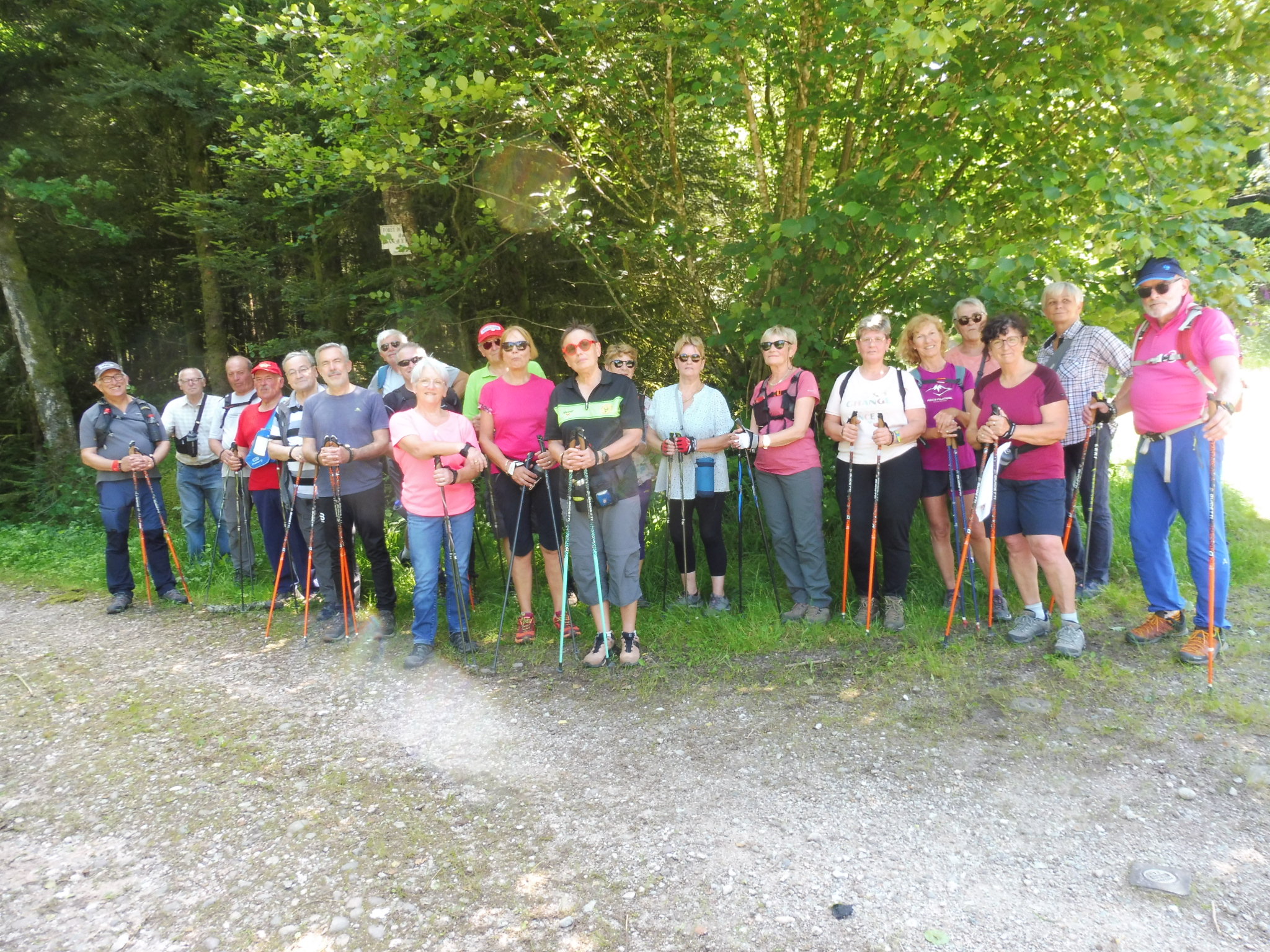 Sortie du lundi 24 juin 2024. Photo de groupe