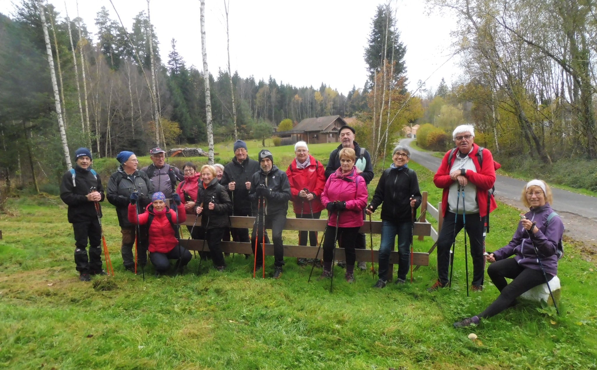 Photo de groupe de la sortie du mardi 12 novembre