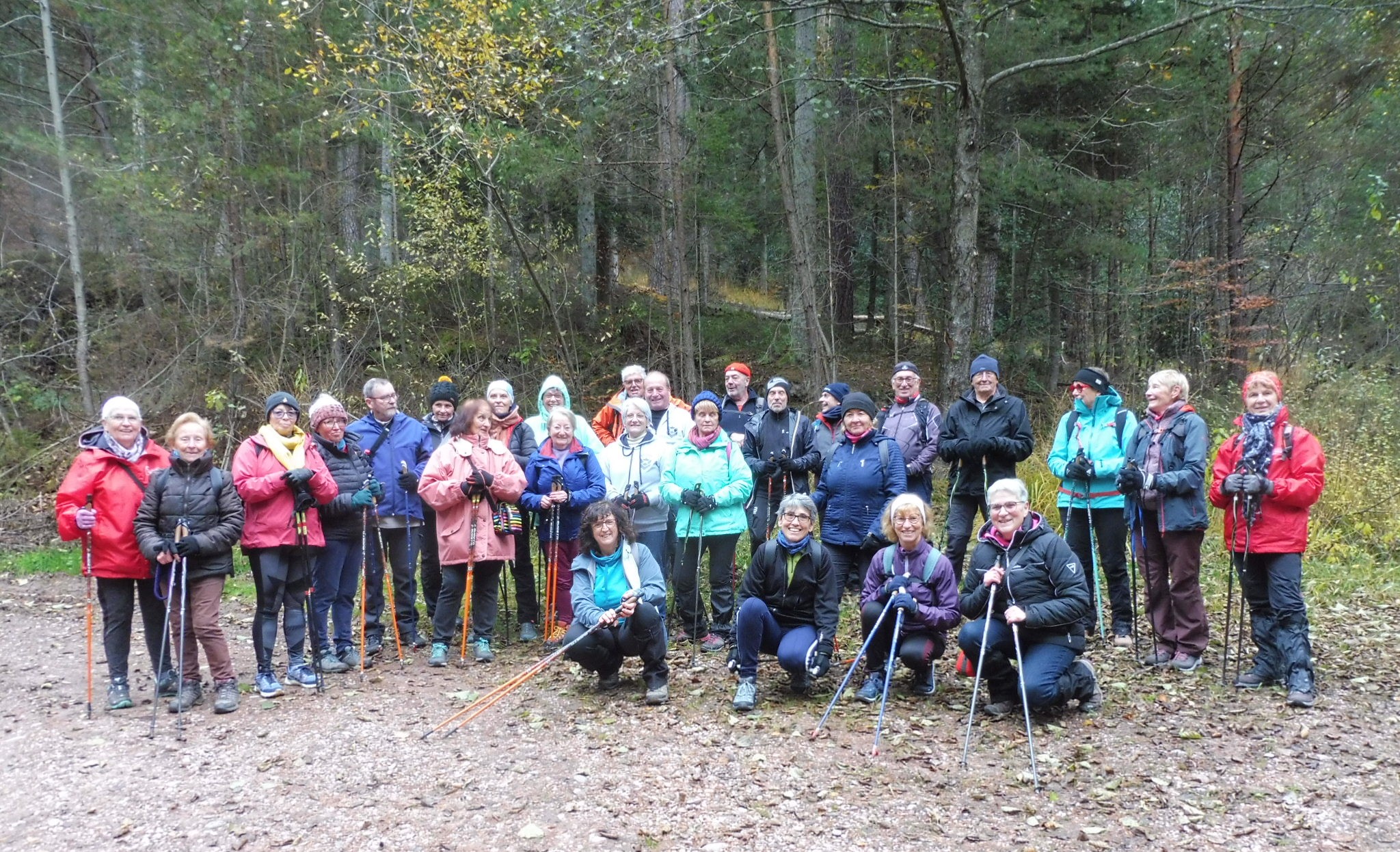 Photo de groupe de la marche du lundi 18 novembre