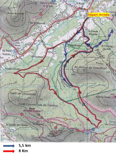 Plan des circuits