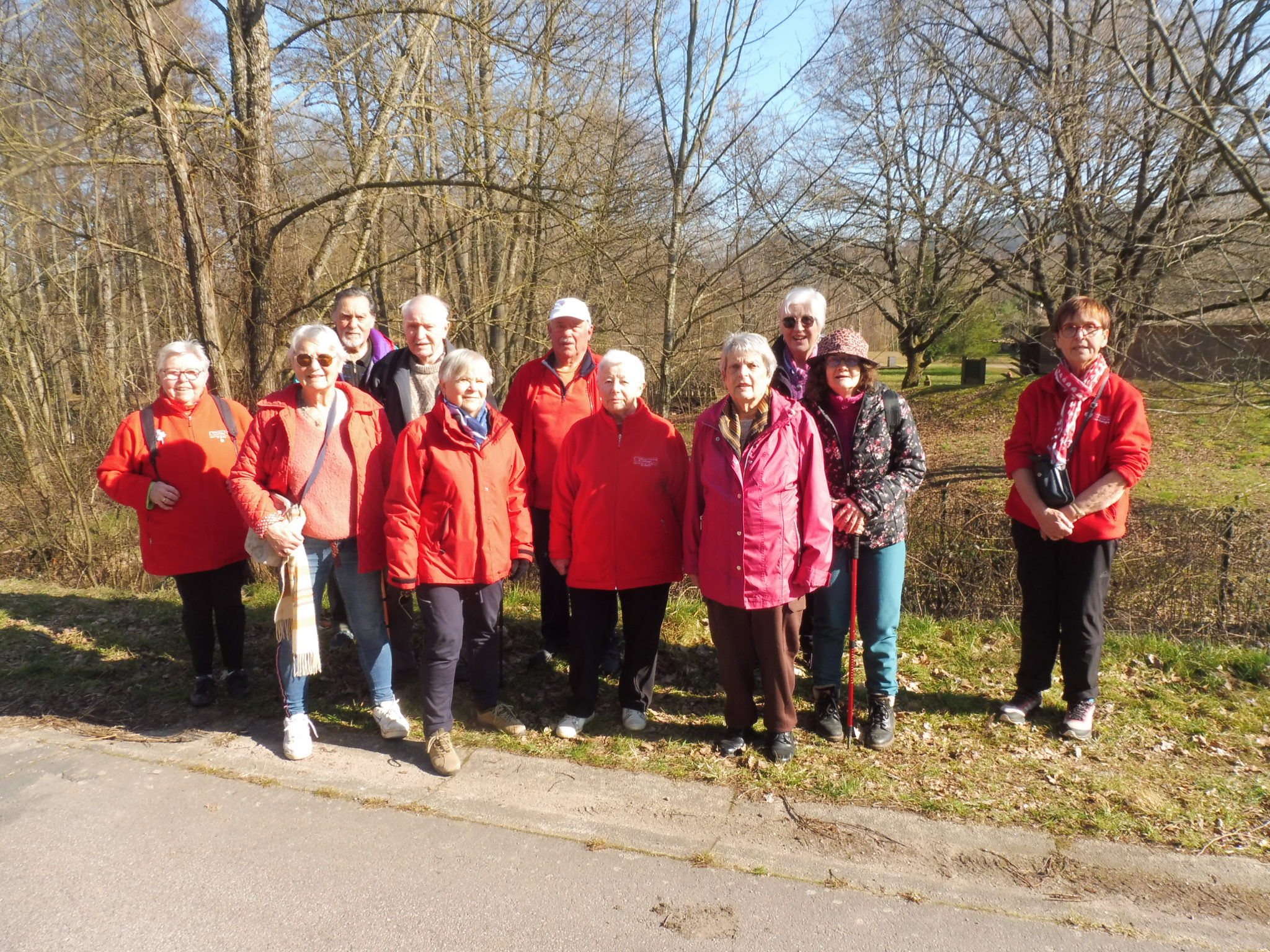 photo de groupe marche du samedi 8 mars 2025 zone d'Hellieule