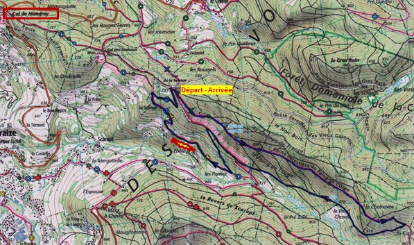 plan du circuit de marche