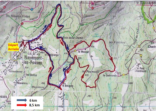 Plan des circuits