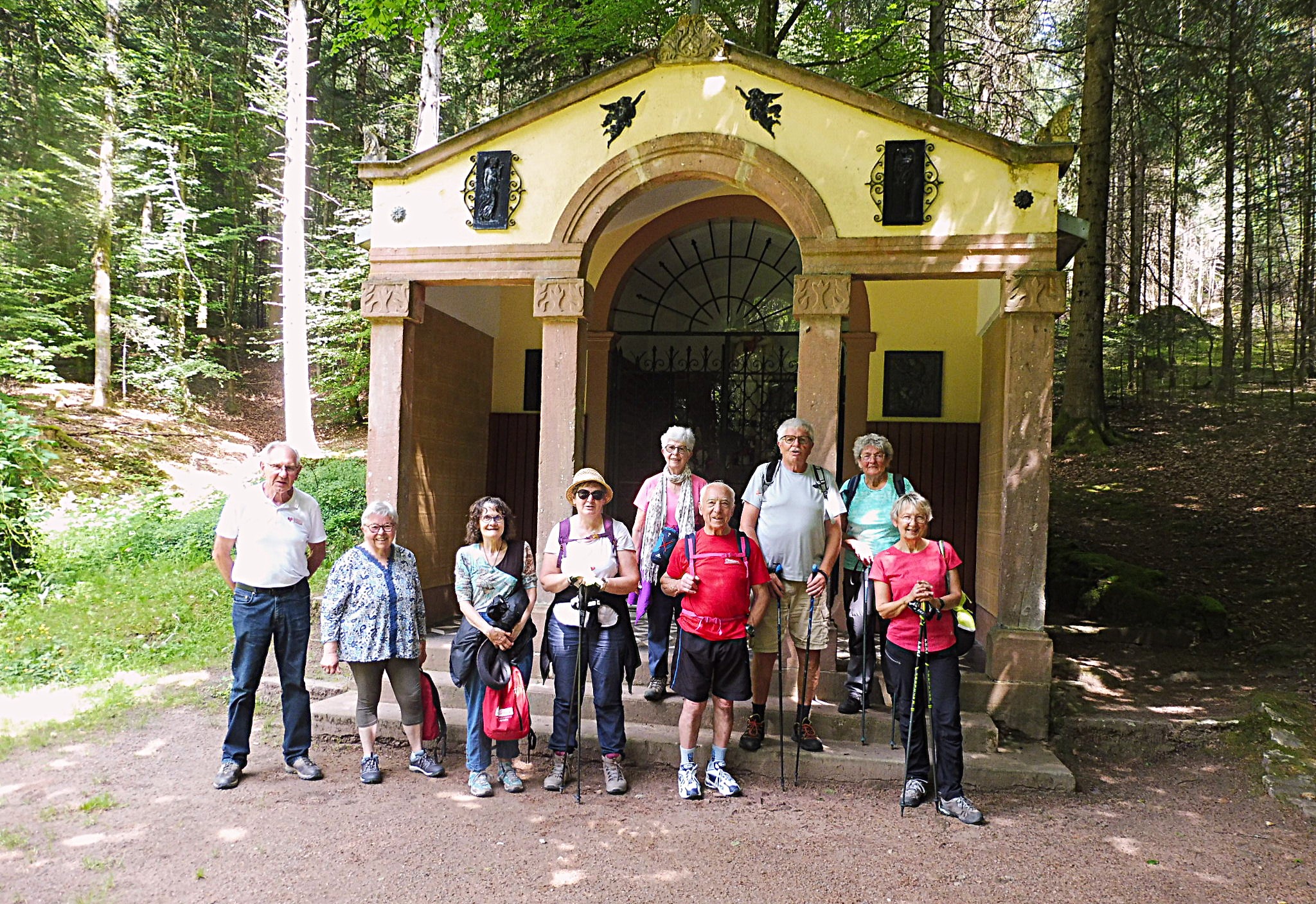 Photo de groupe. Marche du 1er juin 2025