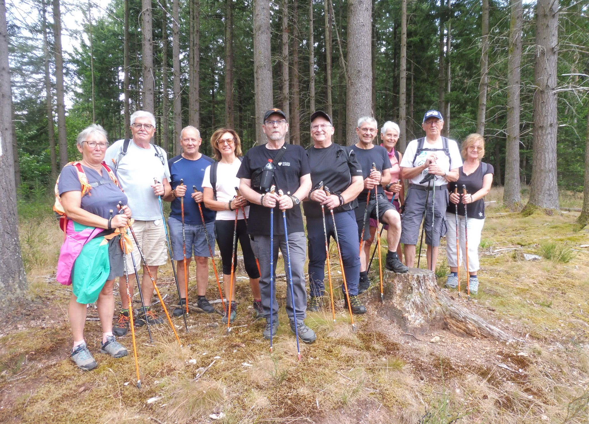 Photo de groupe de la sortie du 15 juillet 2025