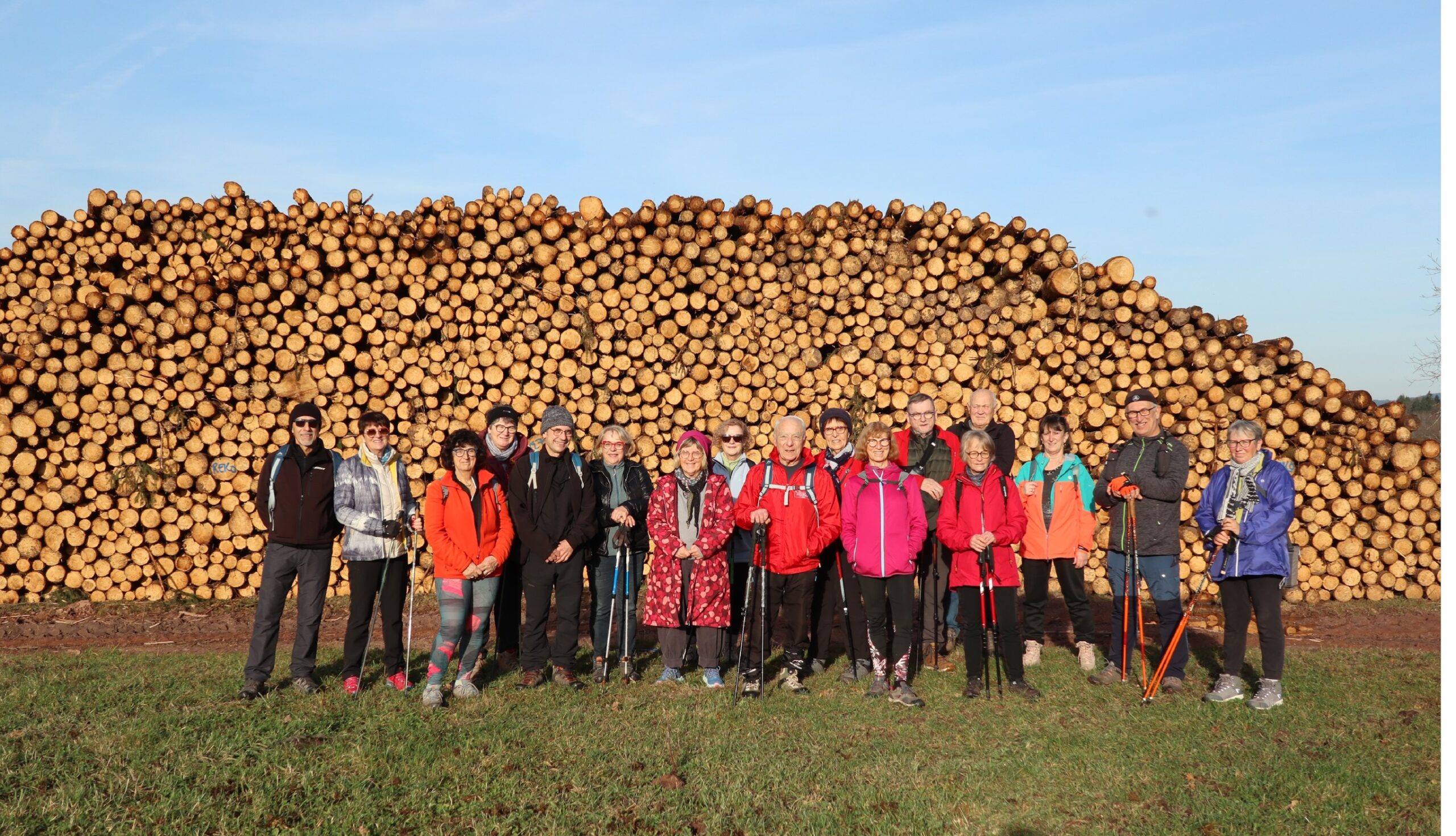 marche du vendredi 12 décembre. Photo de groupe