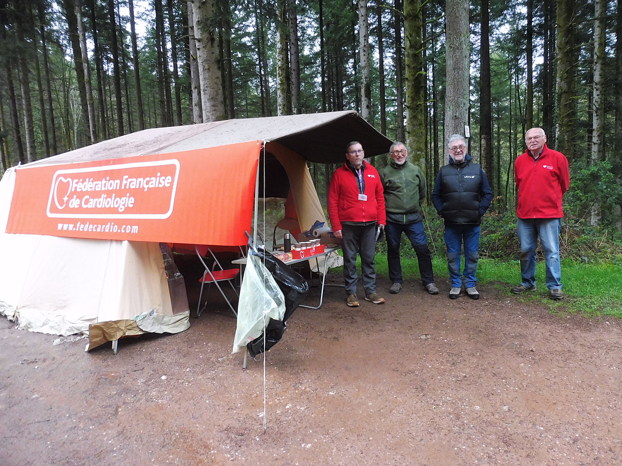 Les bénévoles du poste de contrôle la Cense de Grandrupt